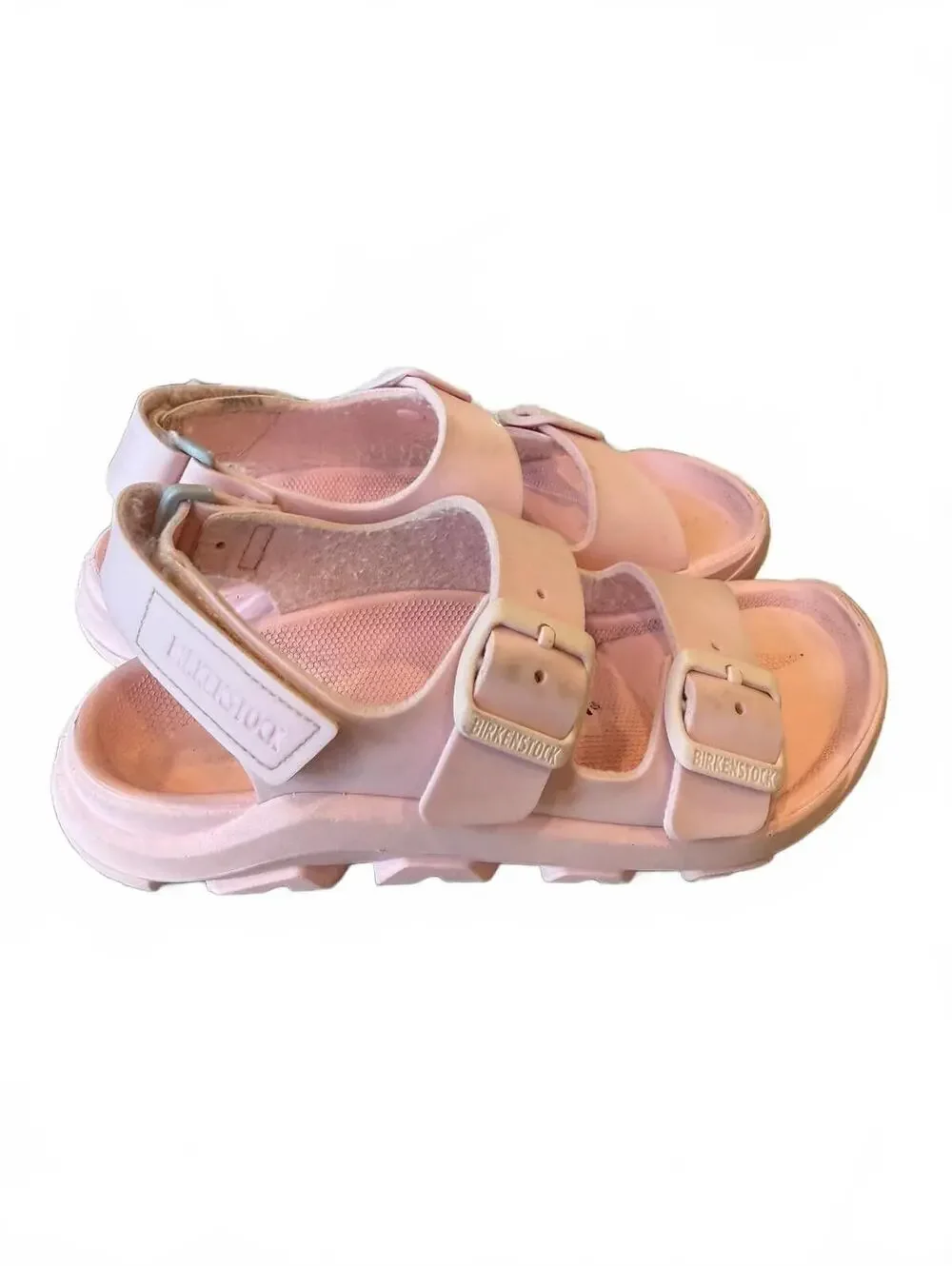 Birkenstock Mogami Girls Sandals Pink Size EU 33 / US 2-2.5 Adjustable Strap - Picture 3 of 6
